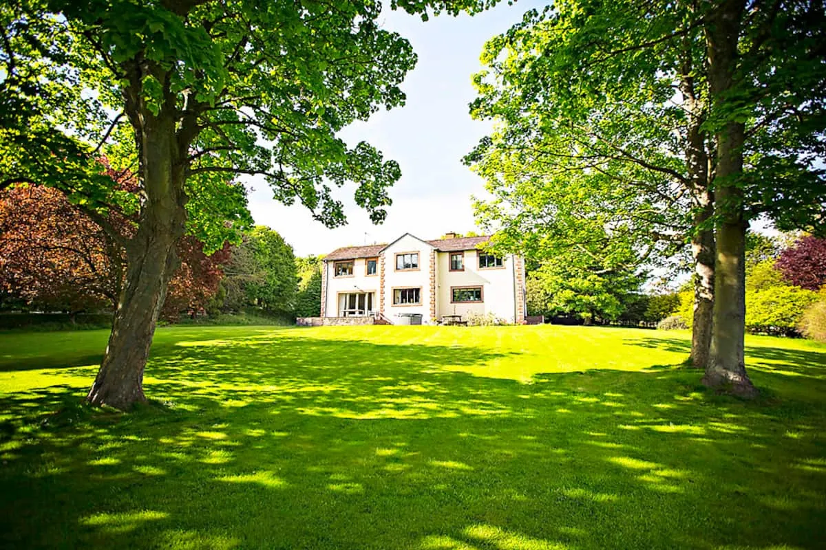 Exterior of estate accommodation at Broxmouth Park Estate.
