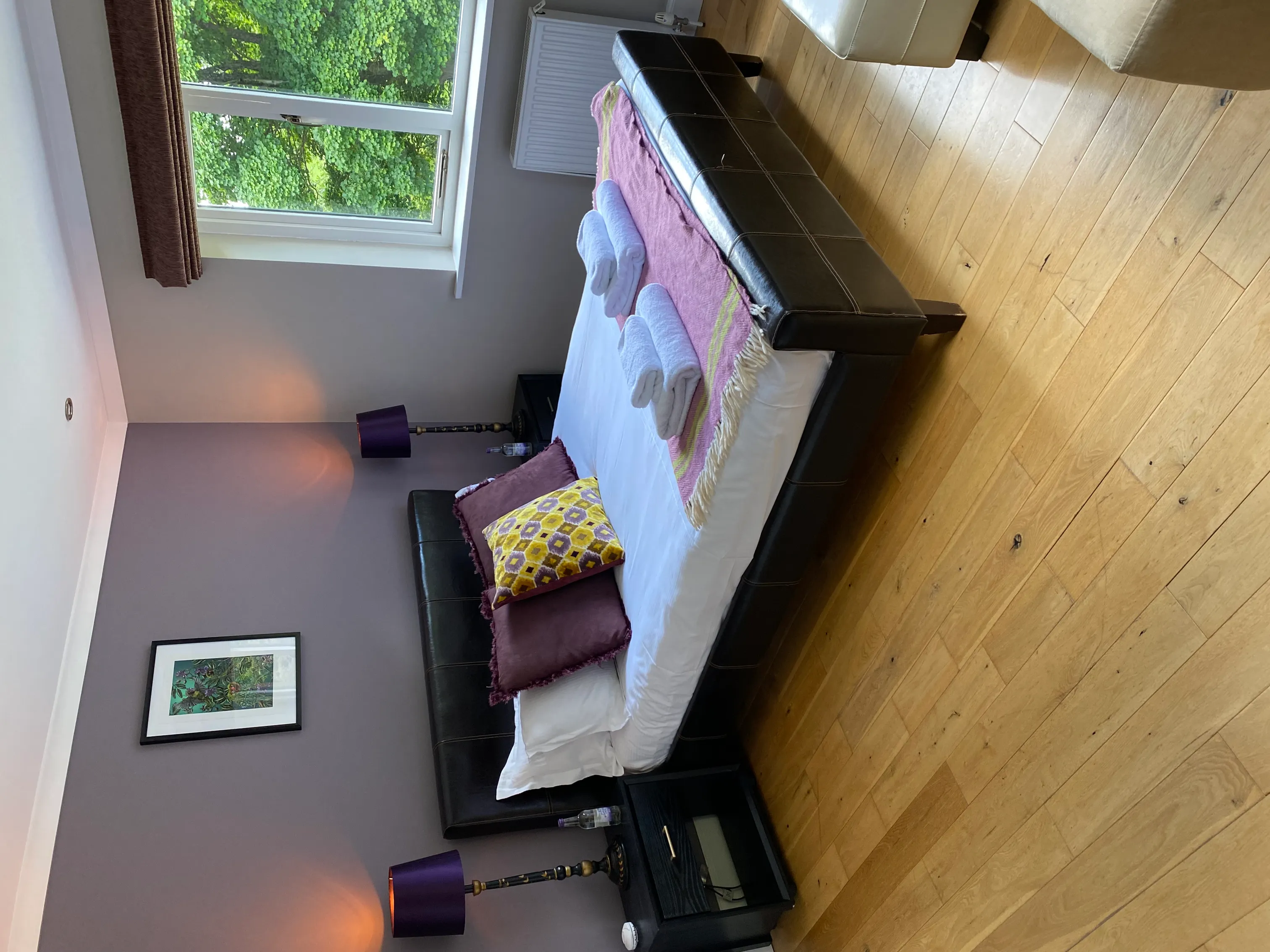 Bedroom within Broxmouth estate accommodation.