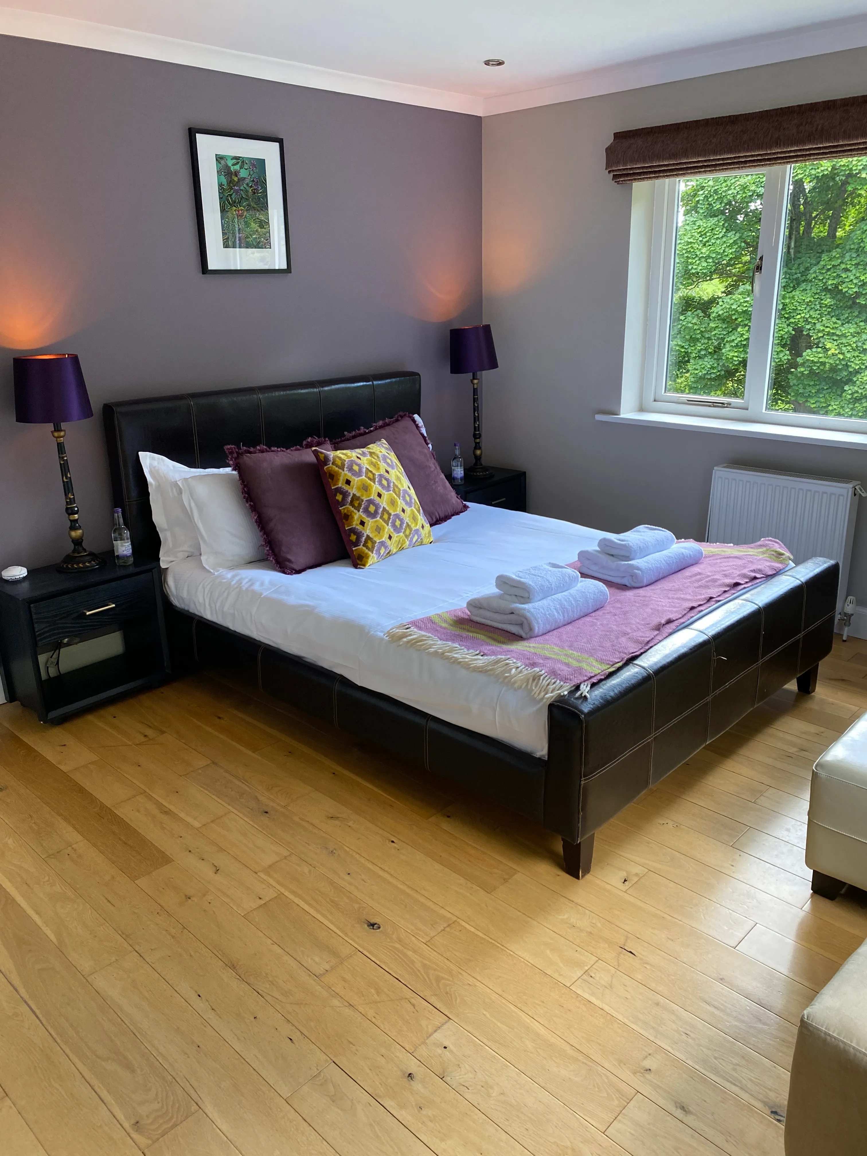 Bedroom within Broxmouth estate accommodation.