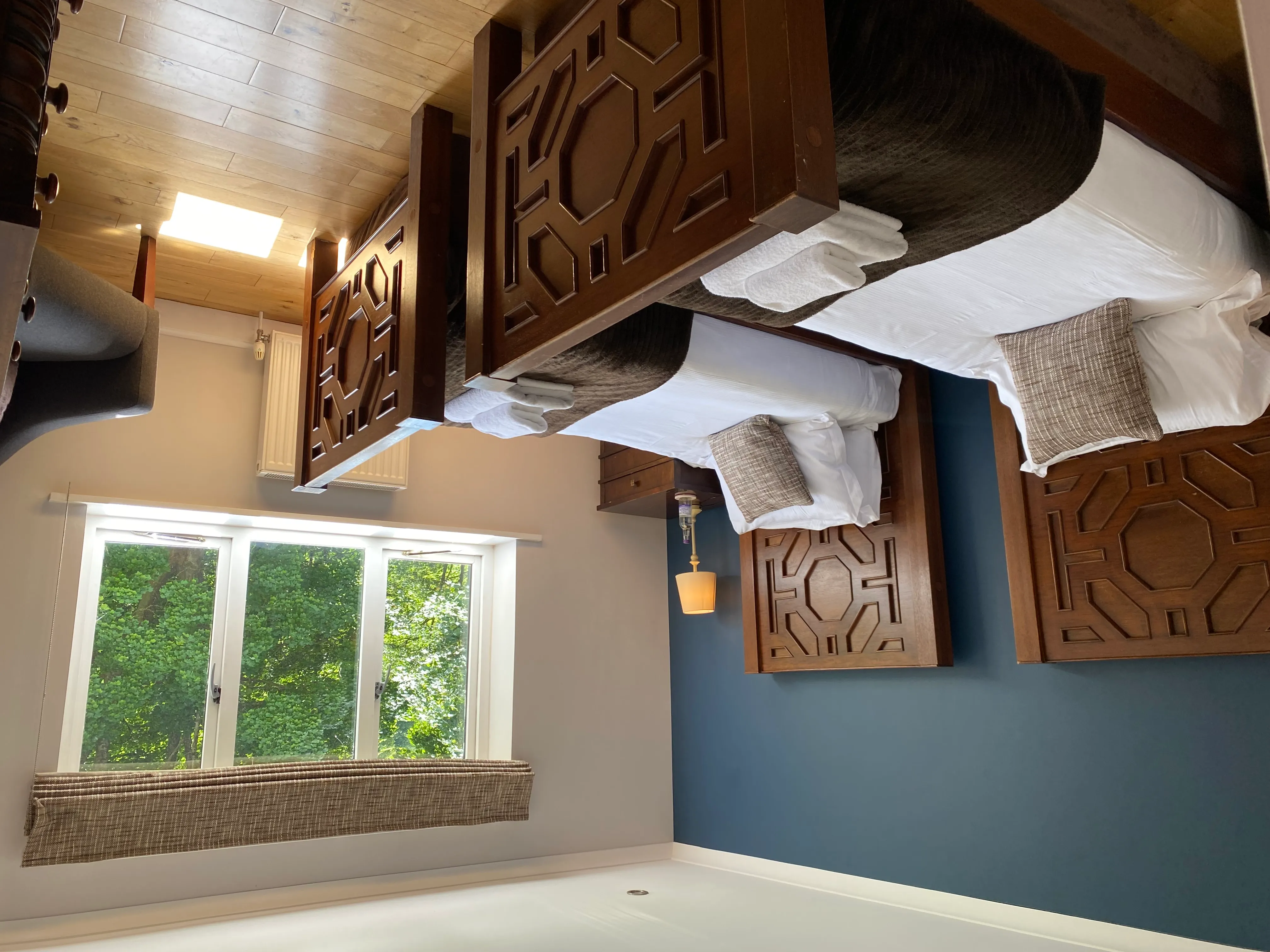 Twin room within Broxmouth estate accommodation.